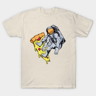 astronaut pizza surfer T-Shirt